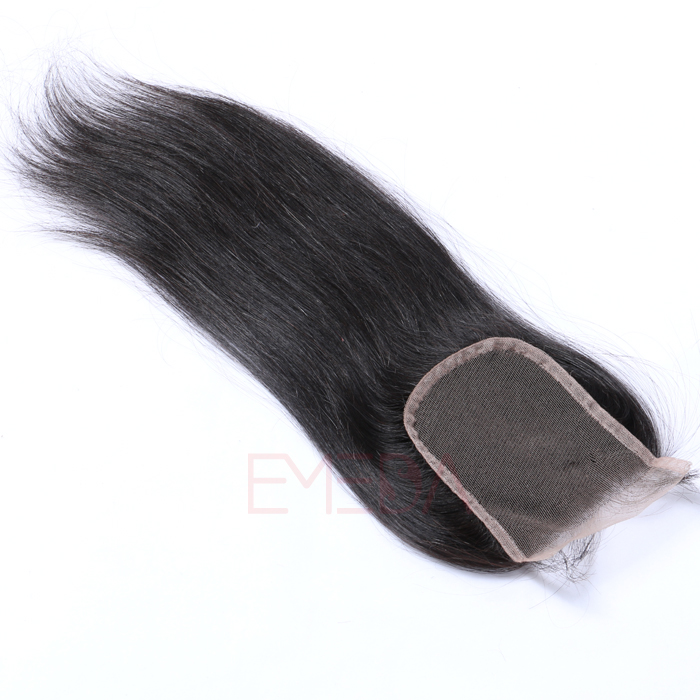 Hair Extensions with Closure Brazilian Straight Human Hair Bundles    LM033